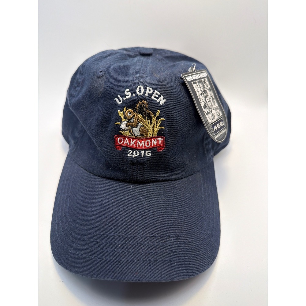 Ahead Vintage 2016 US Open Oakmont Golf Hat Navy Blue Classic Cut NWT